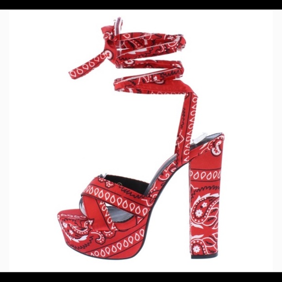 Shoes Bandana Heels Poshmark